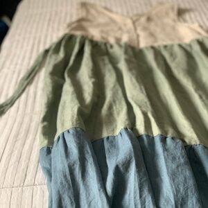 Sleeveless Linen Maxi Dress